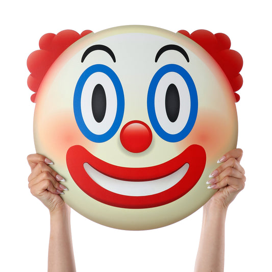 Printed Emoji Sign- Clown