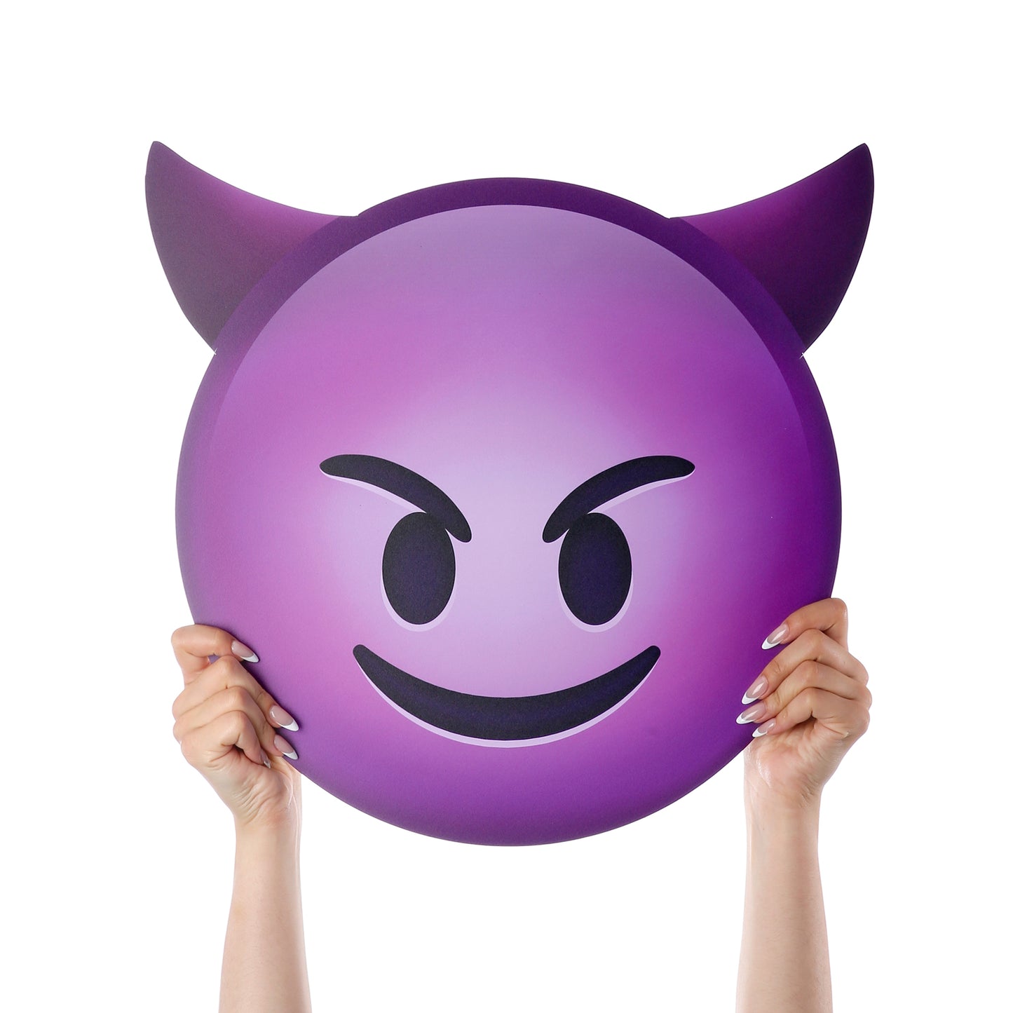 Printed Emoji Sign- Devil Head