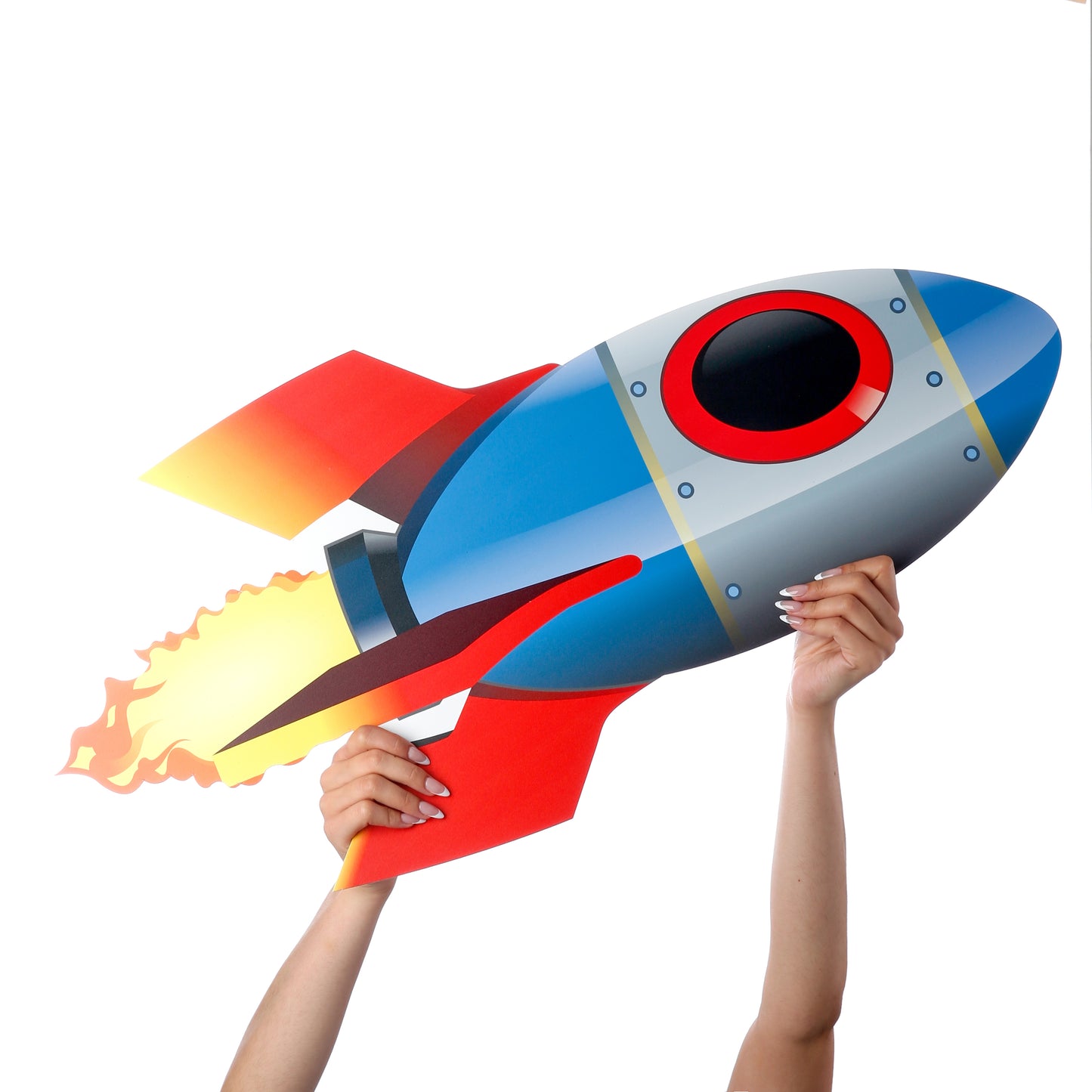 Printed Emoji Sign- Rocket Ship